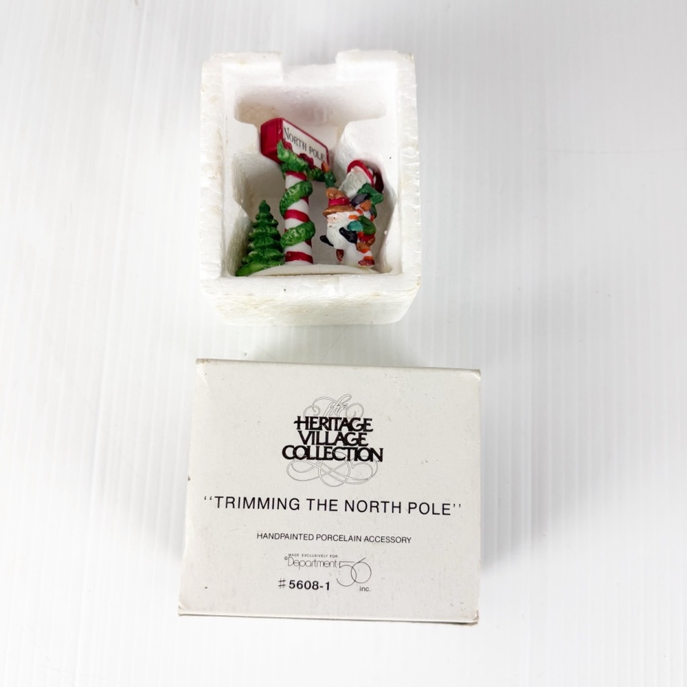 Department 56 Heritage Village Trimming the North Pole Christmas Accessory